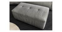 Pouf IMPERIA gris vu de côté