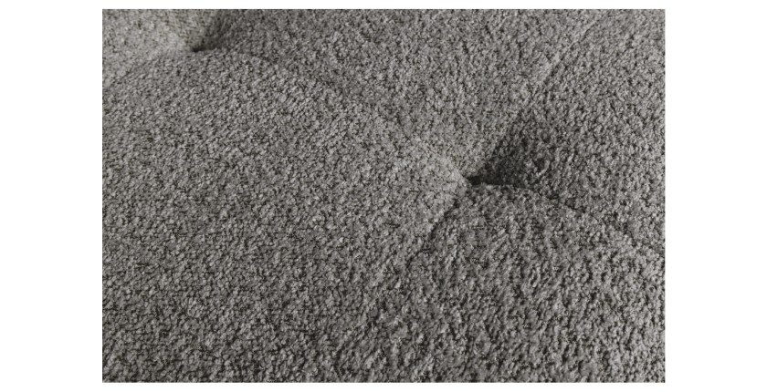 Zoom sur la texture du pouf IMPERIA gris