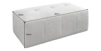 Dimensions du pouf IMPERIA gris