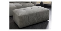 Pouf IMPERIA gris mis en situation