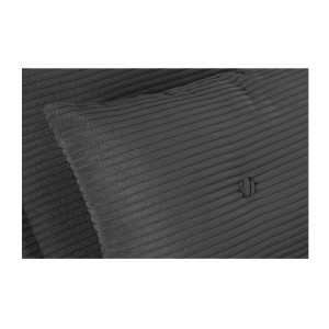 Zoom sur l'un des coussins du canapé convertible PRESTO gris foncé