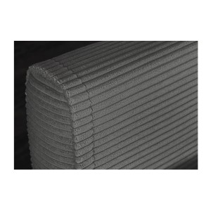 Zoom sur le dossier du canapé convertible PRESTO gris foncé