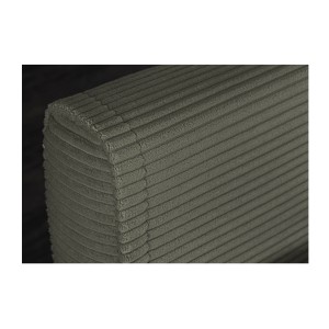 Zoom sur le dossier du canapé convertible PRESTO vert foncé