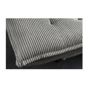 Zoom sur la texture du canapé convertible SERENO gris