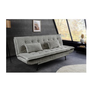 Canapé convertible SERENO gris mis en situation