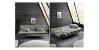 Canapé convertible SERENO gris vue détaillée