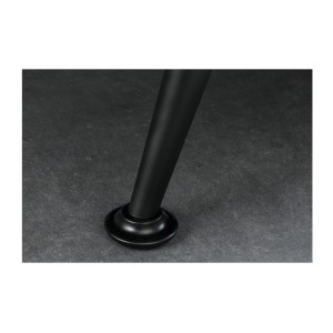 Zoom sur l'un des pieds du canapé convertible SERENO gris foncé