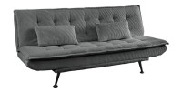 Canapé convertible SERENO gris foncé