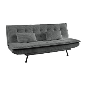 Canapé convertible SERENO gris foncé