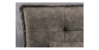 Zoom sur le dossier du canapé convertible SERENO coloris taupe