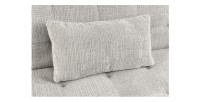 Zoom sur l'un des coussins du canapé droit convertible SERENO blanc