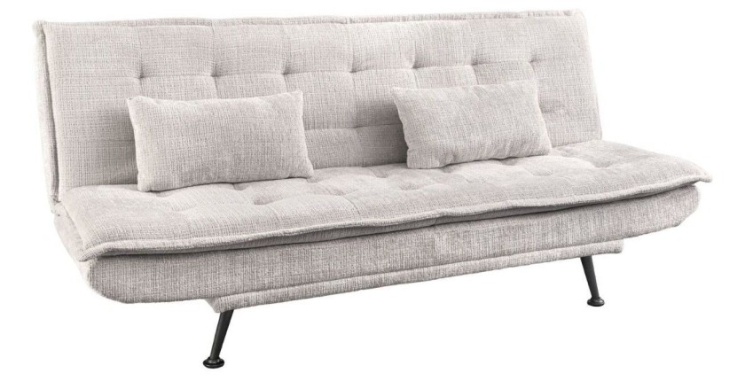 Canapé droit convertible SERENO blanc