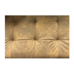 Zoom sur la texture du canapé convertible SERENO en microfibre brun