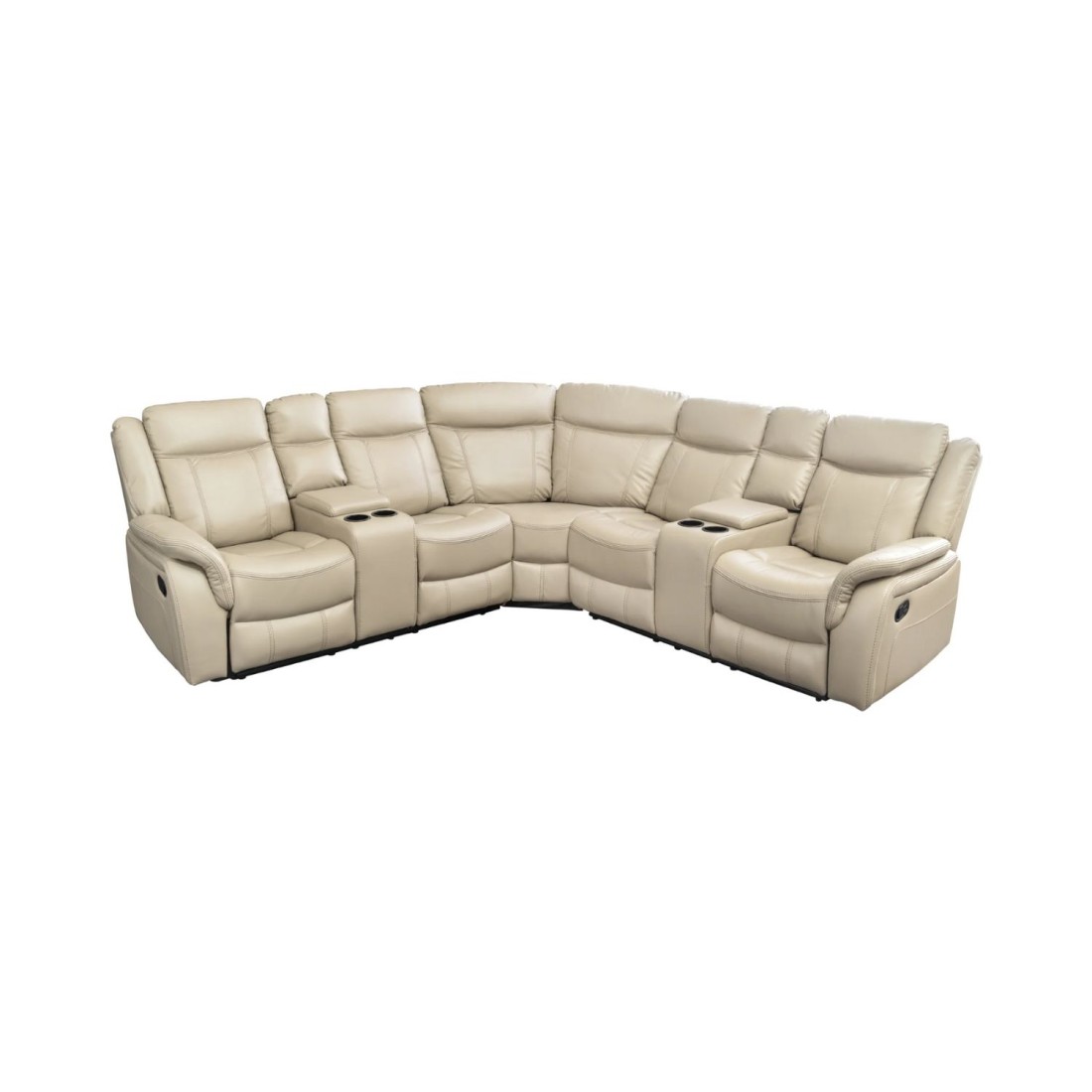 Canapé d'angle relax DOMUS beige