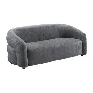 canapé droit NUAGE gris foncé