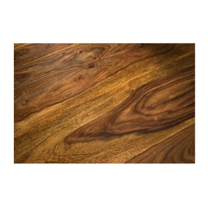 Table de salle à manger YONA ronde 120 cm – Table rustique en bois massif de sheesham