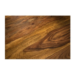 Table de salle à manger YONA ronde 140 cm – Table rustique en bois massif de sheesham