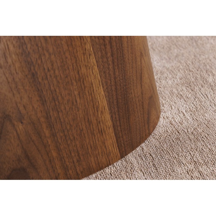 Table LUMEA allungabile 160–200 cm – Tavolo contemporaneo in ceramica e legno di noce