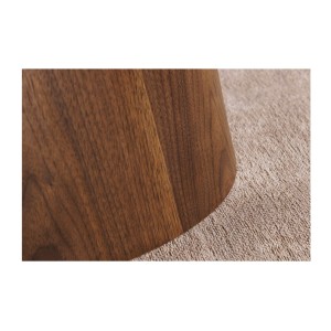 Table LUMEA extensible 160–200 cm – Table contemporaine en céramique et bois de noyer