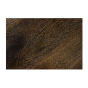 Table de salle à manger LODEN ronde 120 cm – Table industrielle en bois massif de manguier et métal