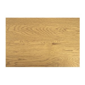 Table de salle à manger CALDERO 120 cm – Table contemporaine aspect chêne sauvage et métal
