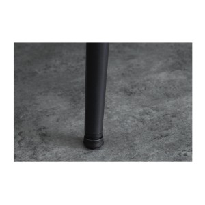 Table de salle à manger CALDERO 140 cm – Table contemporaine aspect chêne sauvage et métal