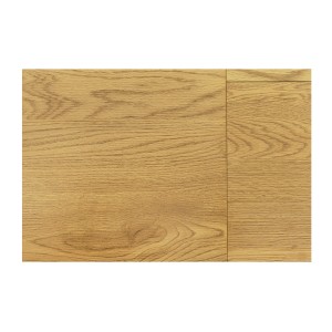 Table extensible CALDERO 120–160 cm – Table contemporaine aspect chêne sauvage et métal