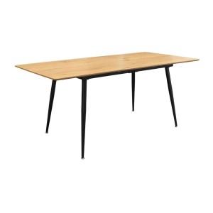 Table extensible CALDERO 120-160cm en chêne sauvage