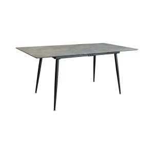 Table extensible 120-160cm CALDERO aspect pierre
