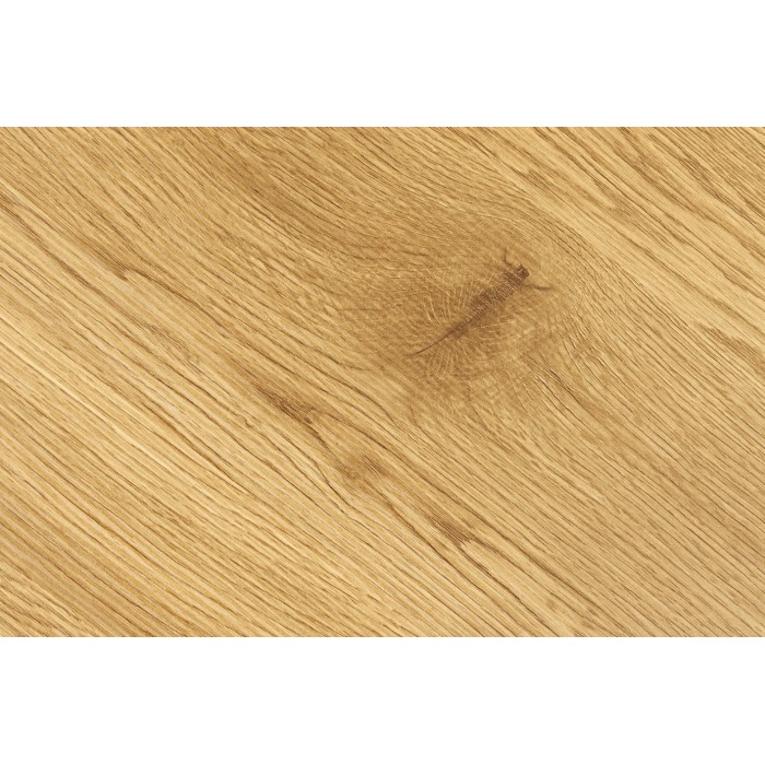 Mesa de comedor COURBAX redonda 120 cm – Mesa industrial aspecto roble salvaje y metal