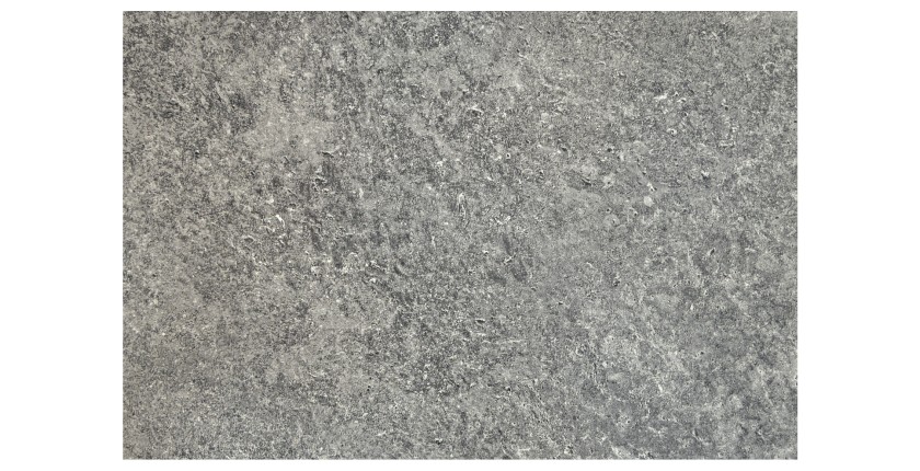 Table de salle à manger COURBAX ronde 120 cm – Table contemporaine aspect pierre et métal