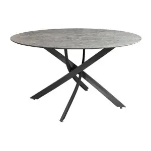 Table ronde 120cm COURBAX aspect pierre