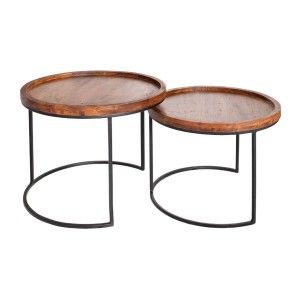 Tables basses gigognes ORBO rondes
