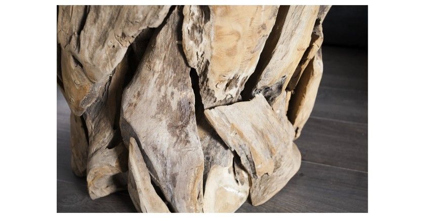 Zoom sur le pieds de la table basse ARBOREA avec plateau 60cm