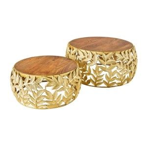 Lot de 2 tables basses...