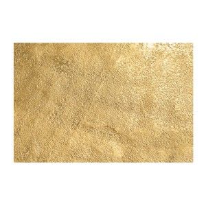 Table basse METRIX ronde 73 cm dorée avec motif géométrique – Table basse design en aluminium et plateau aspect bois