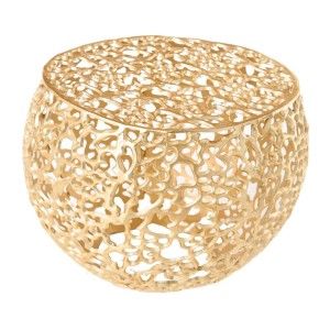 Table basse METRIX dorée 53...