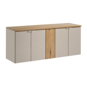 Ensemble de plusieurs meubles sous vasque et plan vasque 140cm AOKI