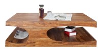 Table basse rectangulaire en bois de Sheesham NOMA