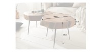 Dimensions de la table basse NOMA ronde 60cm