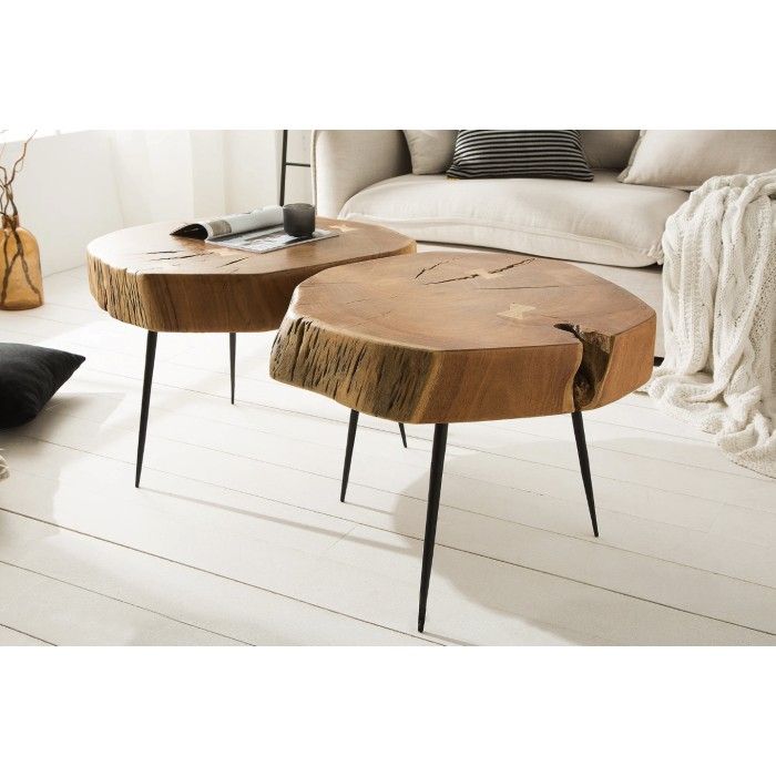 Table basse NOMA ronde 60cm mise en situation