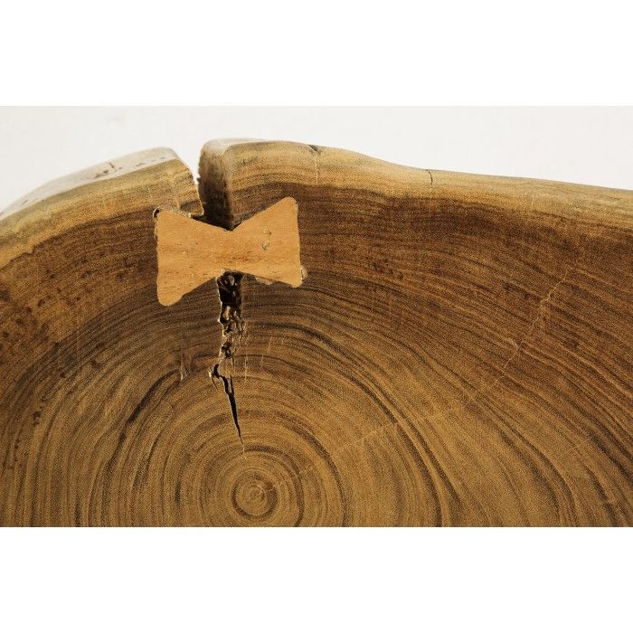 Zoom sur la texture de la table basse NOMA ronde 60cm