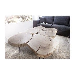 Table basse NOMA rectangulaire 110cm vue de haut