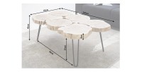 Dimensions de la table basse NOMA rectangulaire 110cm