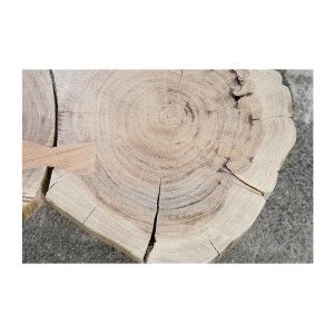 Zoom sur la texture du plateau de la table basse NOMA rectangulaire 110cm