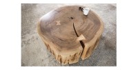 Table basse ronde NOMA 60cm vue de haut