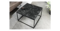 Table basse ABITTA anthracite vu de haut