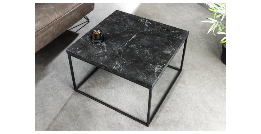 Table basse ABITTA anthracite vu de haut