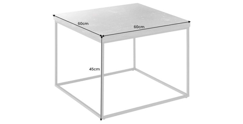 Dimensions de la table basse ABITTA anthracite