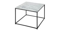 Table basse carré gris clair ABITTA